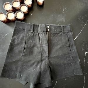 Victoria’s Secret Black high waist pleated shorts